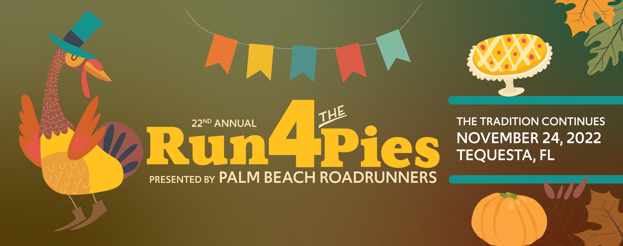 Run 4 the Pies Thanksgiving Day Tequesta, FL