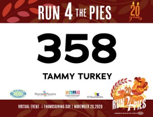 Virtual Pies Bib 2020 personalize